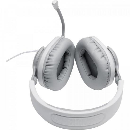 Headset Gamer Quantum 100 Branco JBL por 285,90 à vista no boleto/pix ou parcele em até 10x sem juros. Compre na loja Mundomax!