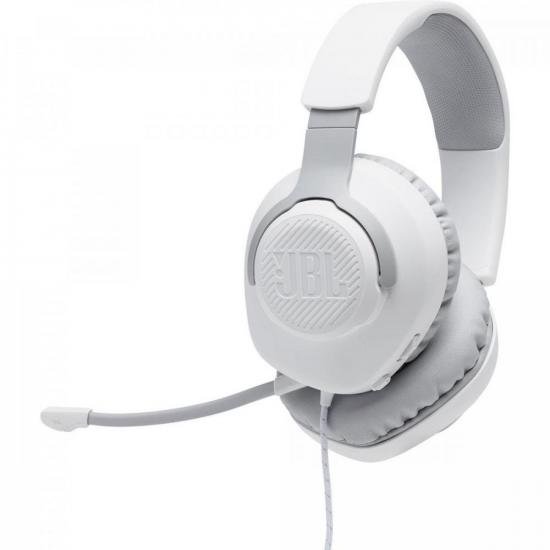 Headset Gamer Quantum 100 Branco JBL Mundomax