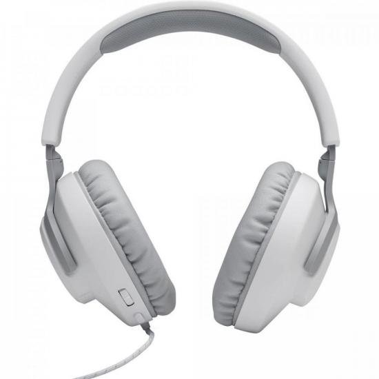 Headset Gamer Quantum 100 Branco JBL por 285,90 à vista no boleto/pix ou parcele em até 10x sem juros. Compre na loja Mundomax!