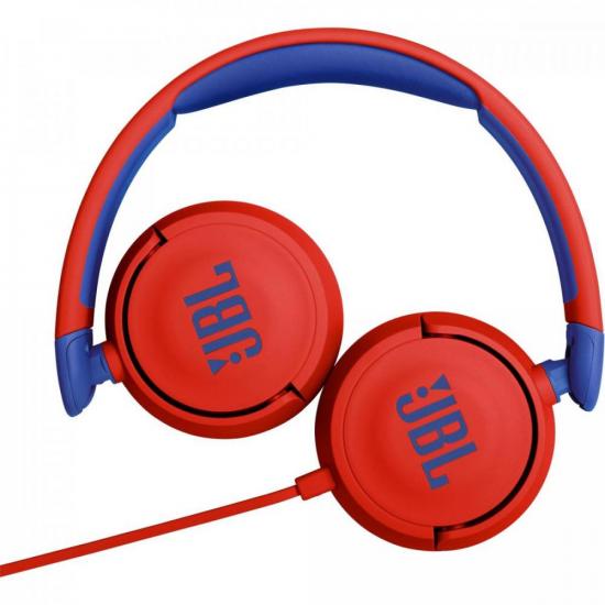 Fone de Ouvido Infantil JR310 Vermelho/Azul JBL por 151,90 à vista no boleto/pix ou parcele em até 6x sem juros. Compre na loja Mundomax!
