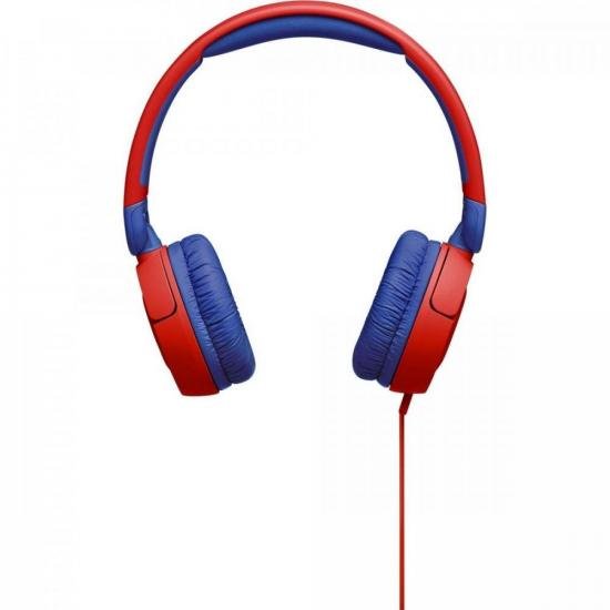 Fone de Ouvido Infantil JR310 Vermelho/Azul JBL por 151,90 à vista no boleto/pix ou parcele em até 6x sem juros. Compre na loja Mundomax!