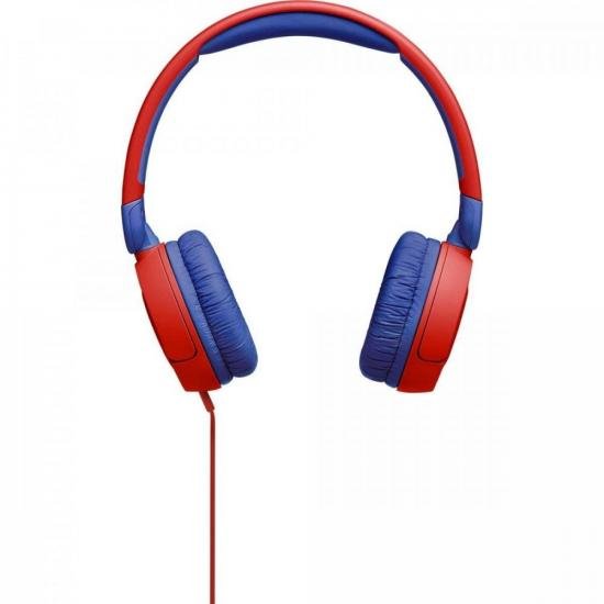 Fone de Ouvido Infantil JR310 Vermelho/Azul JBL por 151,90 à vista no boleto/pix ou parcele em até 6x sem juros. Compre na loja Mundomax!