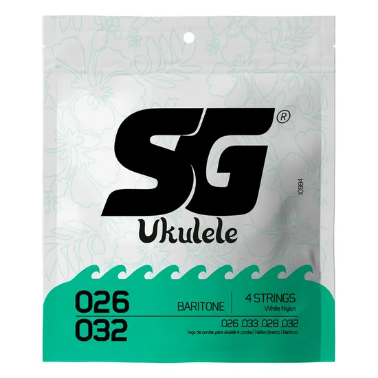 Encordoamento para Ukulele SG Barítono 0.26 (74175)