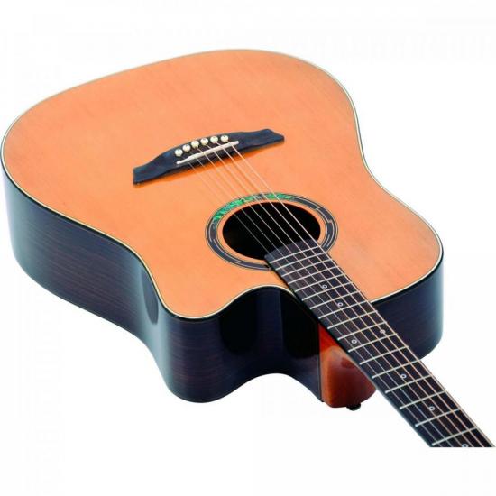 Violão Eletroacústico Strinberg Dublin DE55SC Aço Natural por 1.999,99 à vista no boleto/pix ou parcele em até 12x sem juros. Compre na loja Mundomax!