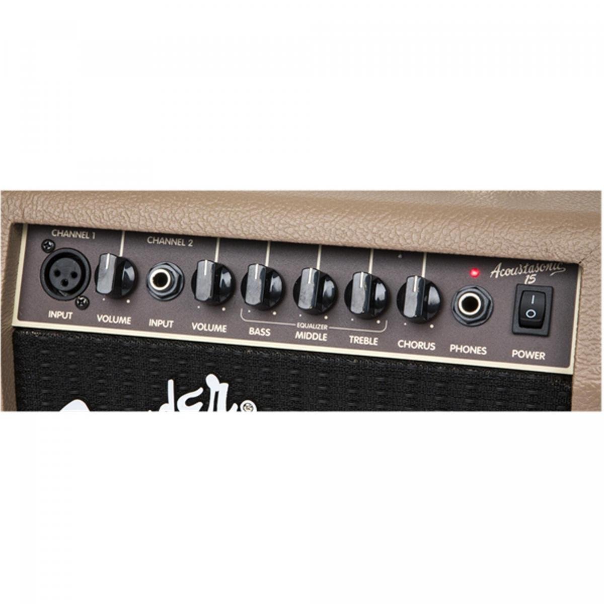 Cubo Para Violão FENDER Acoustasonic 15 - Mundomax Cubo Para Violão FENDER Acoustasonic 15 - Mundomax