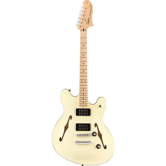 Guitarra Starcaster Squier Serie Affinity Olympic White por 3.133,90 à vista no boleto/pix ou parcele em até 12x sem juros. Compre na loja Mundomax!