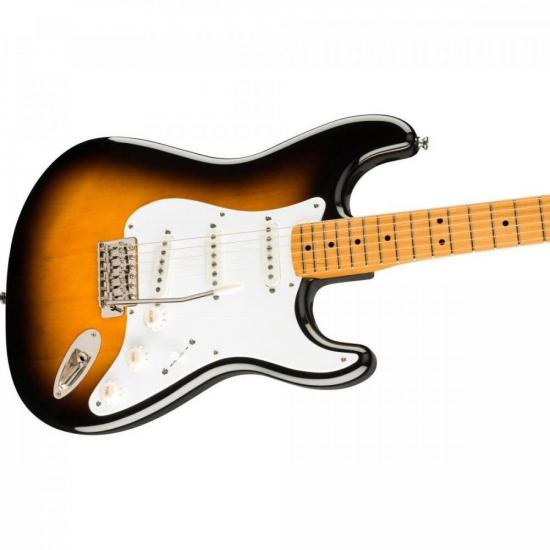 Guitarra Squier Stratocaster Vibe 50’s Sunburst por 5.299,00 à vista no boleto/pix ou parcele em até 12x sem juros. Compre na loja Mundomax!