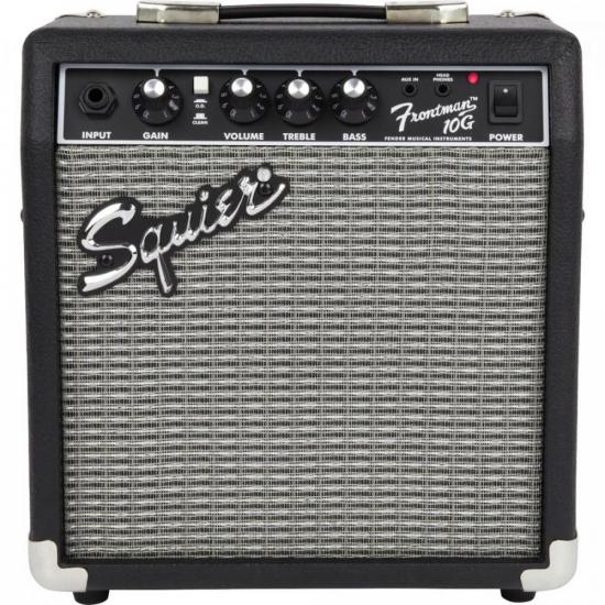 Kit Guitarra SQUIER Stratocaster Preta + Frontman 10G + Acessórios por 2.799,99 à vista no boleto/pix ou parcele em até 12x sem juros. Compre na loja Mundomax!