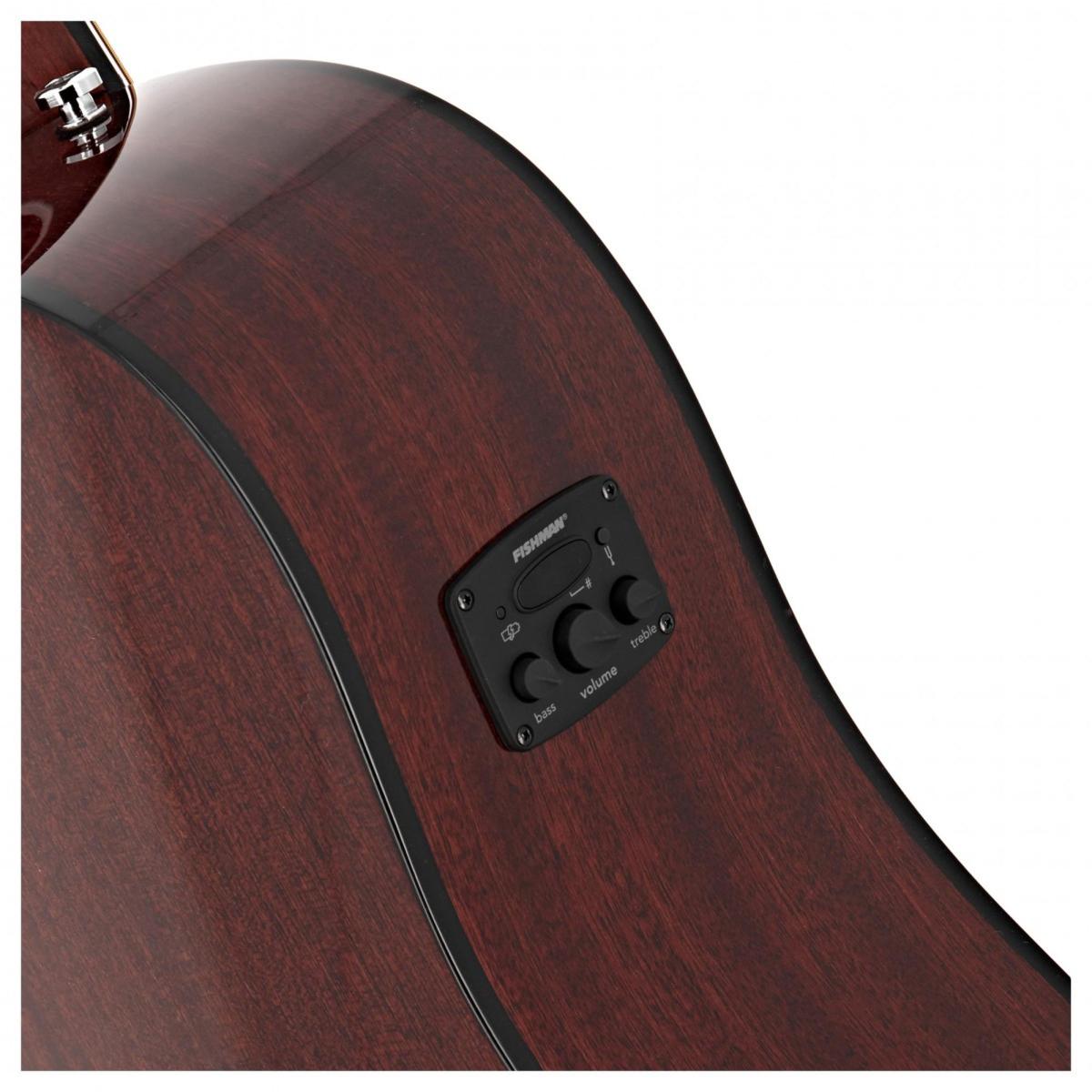 Violão Eletroacústico Fender CD60SCE Aço Mogno - Mundomax