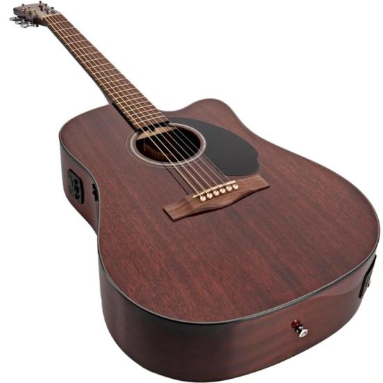 Violão Eletroacústico Fender CD60SCE Aço Mogno - Mundomax