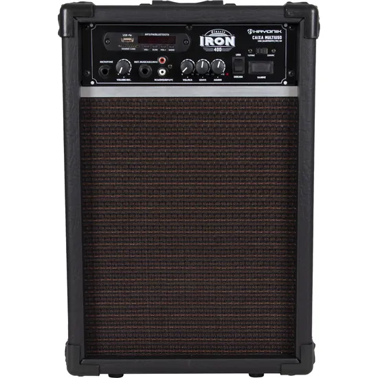 Caixa de Som Multiuso HAYONIK Iron Classic 400 60W Bluetooth Preta (74300)