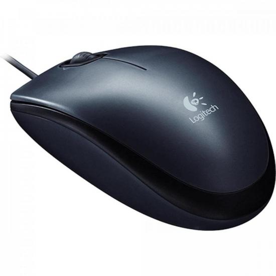 Mouse USB LOGITECH M100 Preto por 49,99 à vista no boleto/pix ou parcele em até 1x sem juros. Compre na loja Mundomax!