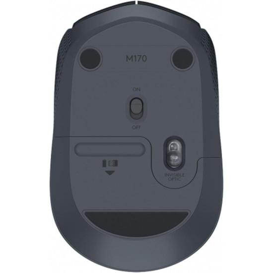 Mouse Sem Fio Logitech M170 Preto por 85,00 à vista no boleto/pix ou parcele em até 3x sem juros. Compre na loja Mundomax!