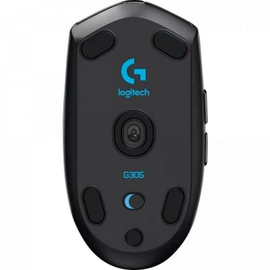 Mouse Gamer Sem Fio LOGITECH G305 Preto por 339,99 à vista no boleto/pix ou parcele em até 10x sem juros. Compre na loja Mundomax!