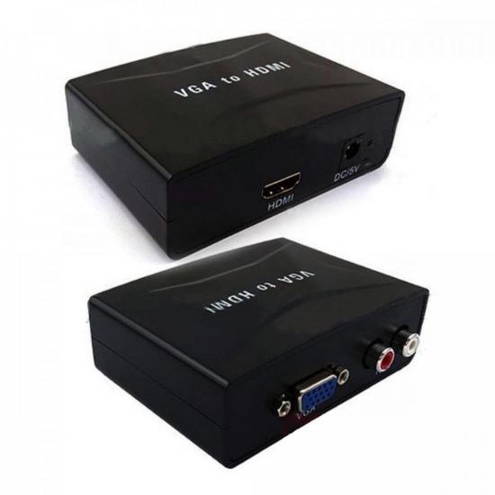 Conversor VGA para HDMI EXBOM por 63,90 à vista no boleto/pix ou parcele em até 2x sem juros. Compre na loja Mundomax!