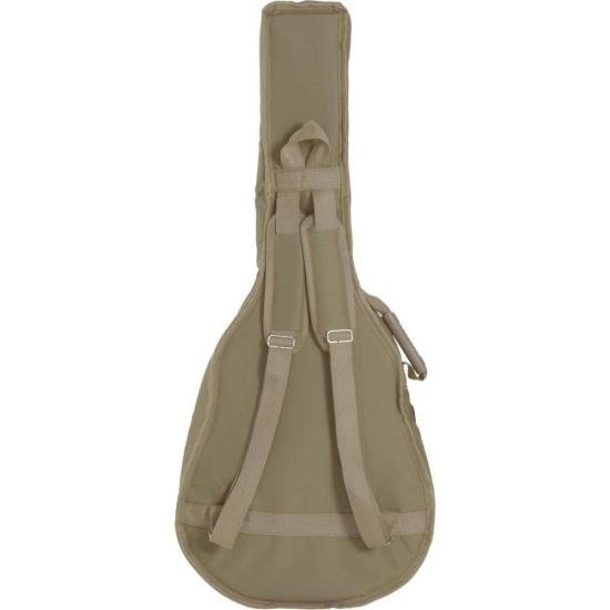 Capa para Violão Folk Extra c/ Bolso Cargo Nylon 600 Bege Mundomax por 166,99 à vista no boleto/pix ou parcele em até 6x sem juros. Compre na loja Mundomax!