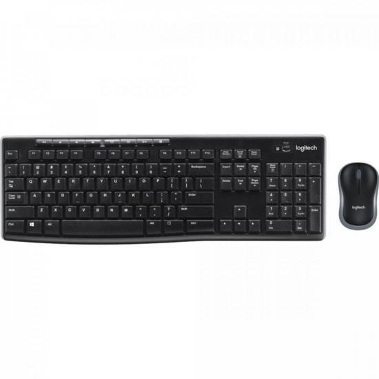 Kit Teclado e Mouse Logitech MK270 Sem Fio Preto por 228,00 à vista no boleto/pix ou parcele em até 9x sem juros. Compre na loja Mundomax!