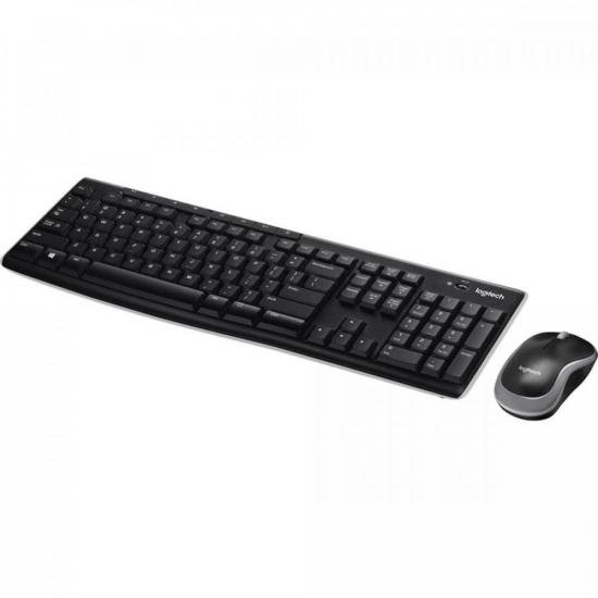 Kit Teclado e Mouse Logitech MK270 Sem Fio Preto por 228,00 à vista no boleto/pix ou parcele em até 9x sem juros. Compre na loja Mundomax!