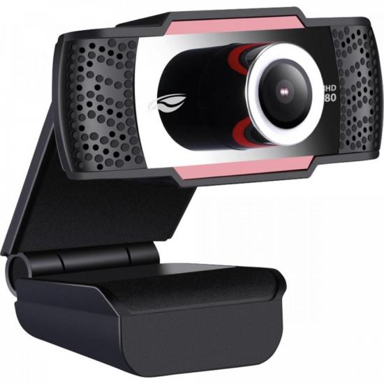 Webcam Full HD C3Tech WB-100BK 1080P Preto (74635)