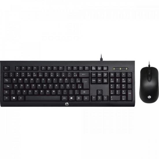 Teclado e mouse USB Gamer KM100 Preto HP por 116,90 à vista no boleto/pix ou parcele em até 4x sem juros. Compre na loja Mundomax!