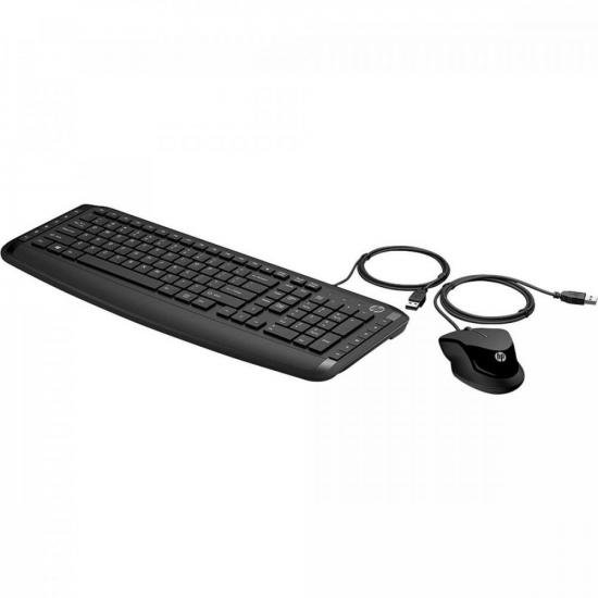 Kit Teclado e Mouse USB PAVILION 200 Preto HP por 159,99 à vista no boleto/pix ou parcele em até 6x sem juros. Compre na loja Mundomax!