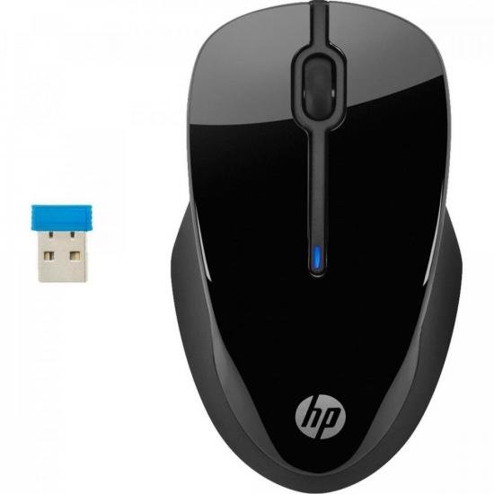 Mouse Sem Fio HP 250 Preto por 121,99 à vista no boleto/pix ou parcele em até 4x sem juros. Compre na loja Mundomax!