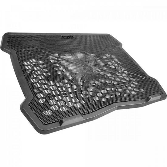 Suporte Para Notebook Com Cooler NBC-01BK C3Tech por 35,00 à vista no boleto/pix ou parcele em até 1x sem juros. Compre na loja Mundomax!