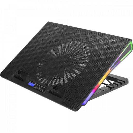 Suporte Para Notebook Com Cooler NBC-500BK C3Tech por 161,99 à vista no boleto/pix ou parcele em até 6x sem juros. Compre na loja Mundomax!