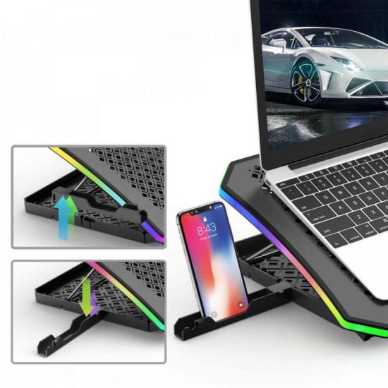 Suporte Para Notebook Com Cooler NBC-600BK C3Tech por 192,90 à vista no boleto/pix ou parcele em até 7x sem juros. Compre na loja Mundomax!