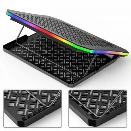 Suporte Para Notebook Com Cooler NBC-600BK C3Tech por 192,90 à vista no boleto/pix ou parcele em até 7x sem juros. Compre na loja Mundomax!