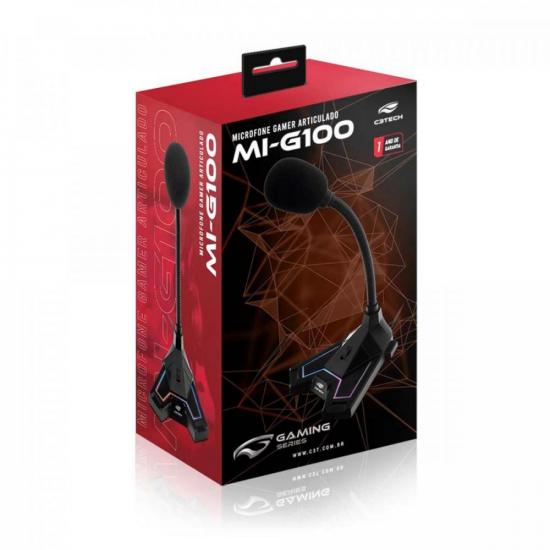 Microfone Gamer C3Tech MI-G100BK USB por 107,99 à vista no boleto/pix ou parcele em até 4x sem juros. Compre na loja Mundomax!
