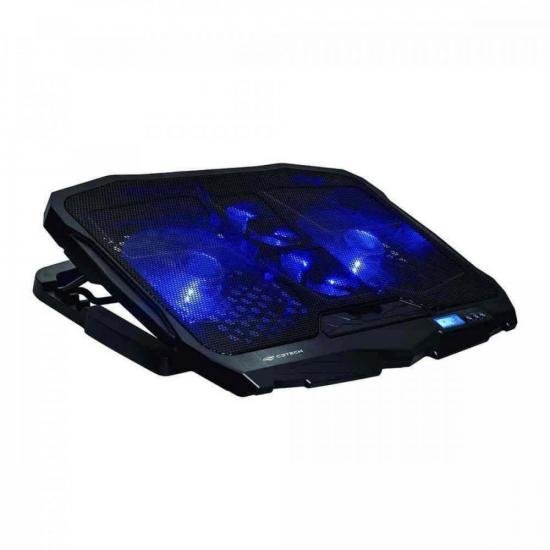 Suporte Para Notebook Com Cooler NBC-100BK C3Tech por 110,00 à vista no boleto/pix ou parcele em até 4x sem juros. Compre na loja Mundomax!
