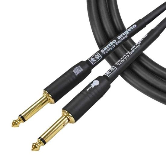 Cabo para Instrumento SANTO ANGELO 7,62m Tokyo Preto por 129,99 à vista no boleto/pix ou parcele em até 5x sem juros. Compre na loja Mundomax!