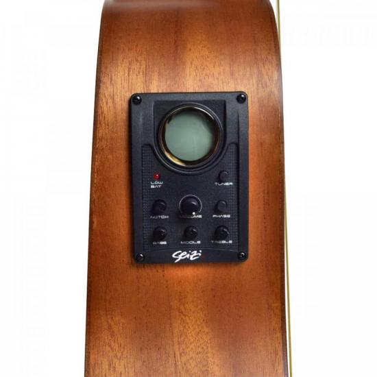 Violão Eletroacústico Seizi Mini Neo Tokyo Mahogany Aço por 1.509,90 à vista no boleto/pix ou parcele em até 12x sem juros. Compre na loja Mundomax!