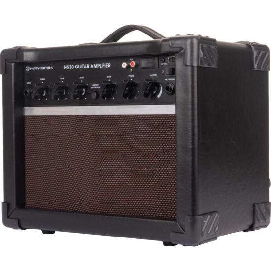Cubo Para Guitarra Hayonik HG30 30W Preto por 579,00 à vista no boleto/pix ou parcele em até 10x sem juros. Compre na loja Mundomax!
