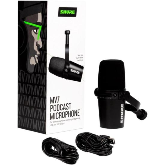 Microfone Dinâmico SHURE MV7 por 3.813,90 à vista no boleto/pix ou parcele em até 12x sem juros. Compre na loja Mundomax!