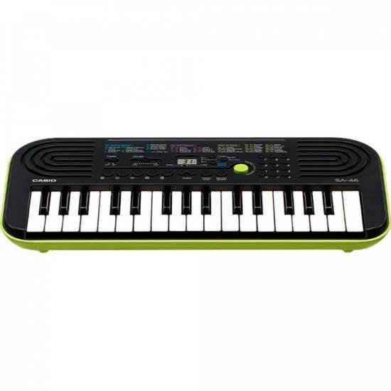Teclado Infantil CASIO SA-46 por 391,99 à vista no boleto/pix ou parcele em até 10x sem juros. Compre na loja Mundomax!