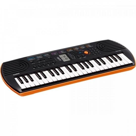 Teclado Infantil CASIO SA-76 por 494,99 à vista no boleto/pix ou parcele em até 10x sem juros. Compre na loja Mundomax!