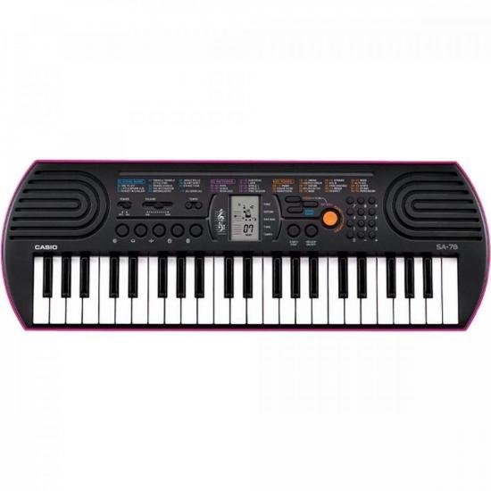 Teclado Infantil CASIO SA-78 por 494,99 à vista no boleto/pix ou parcele em até 10x sem juros. Compre na loja Mundomax!