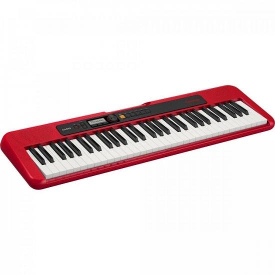 Teclado Digital CASIO CT-S200 Vermelho por 931,00 à vista no boleto/pix ou parcele em até 10x sem juros. Compre na loja Mundomax!