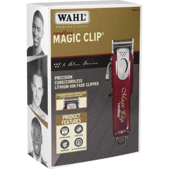 Máquina de Corte Magic Wahl Clip Cordless Ìons de Lítio - Mundomax