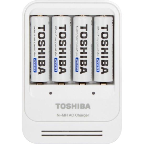 Carregador de Pilhas TNHC-6GAE4 CB (C/4 Pilhas AA 2600mAh) Toshiba por 178,00 à vista no boleto/pix ou parcele em até 7x sem juros. Compre na loja Mundomax!