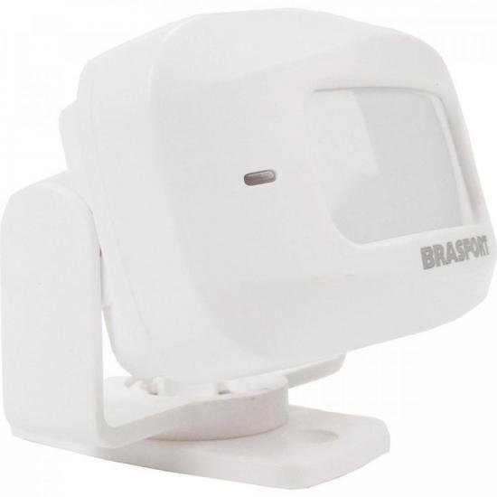 Anunciador de Presença Com Sensor Brasfort Branco por 141,99 à vista no boleto/pix ou parcele em até 5x sem juros. Compre na loja Mundomax!