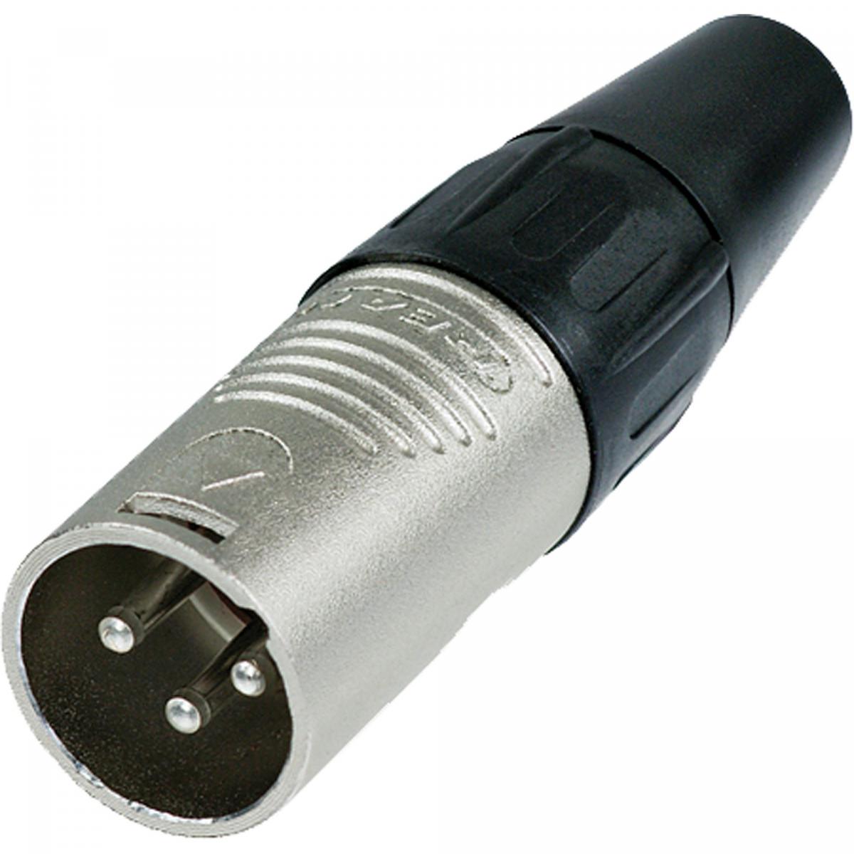 ★REON★ Conector XLR REAN Cabo Macho 3 Polos RC3M - Mundomax