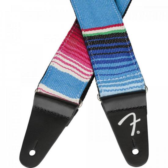 Correia FENDER Serape Strap Azul por 149,99 à vista no boleto/pix ou parcele em até 5x sem juros. Compre na loja Mundomax!