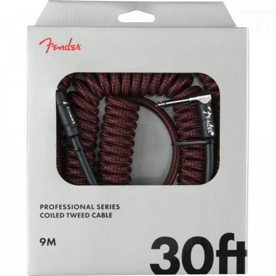 Cabo FENDER P10 Espiral 9m Professional Coil por 209,99 à vista no boleto/pix ou parcele em até 8x sem juros. Compre na loja Mundomax!