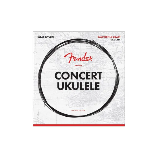 Encordoamento p/ Ukulele Concert CALIFORNIA COAST Nylon FENDER (74893)