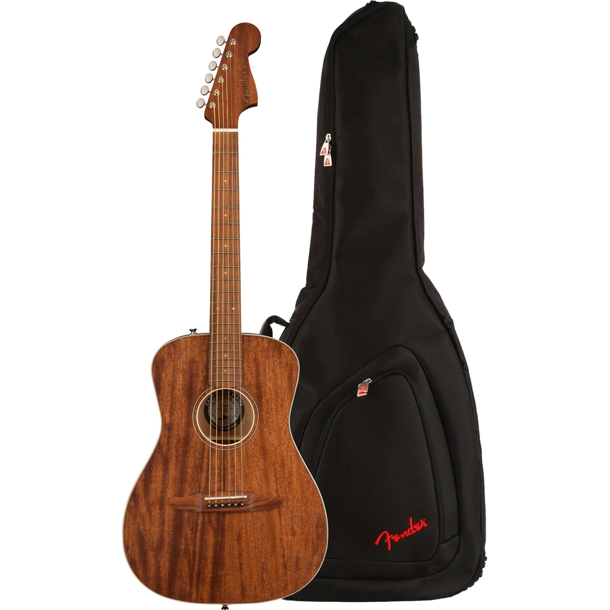 Violão Eletroacústico Fender Malibu Special Aço Mogno Com Bag (74930)