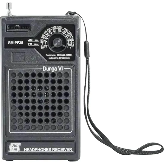 Rádio Portátil 2 Faixas AM/FM RM-PF 25 Preto MOTOBRAS por 115,90 à vista no boleto/pix ou parcele em até 4x sem juros. Compre na loja Mundomax!