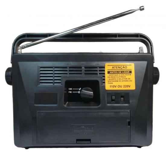 Rádio Portátil Motobras RM-PFT22AC 2 Faixas Preto por 289,00 à vista no boleto/pix ou parcele em até 10x sem juros. Compre na loja Mundomax!